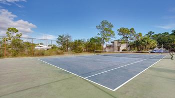 Tennis court area